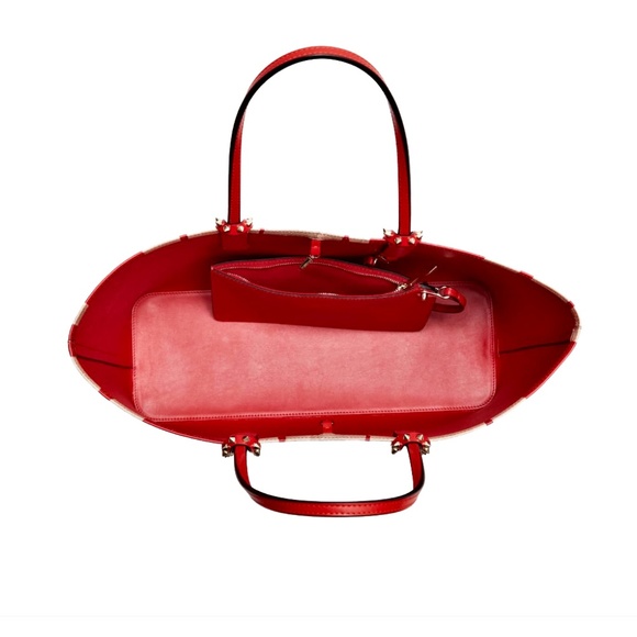 New Christian Louboutin Cabata Loubi Leather Tote - Picture 7 of 8